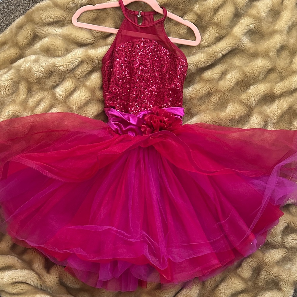 Sparkling Pink Kids Costume Dress